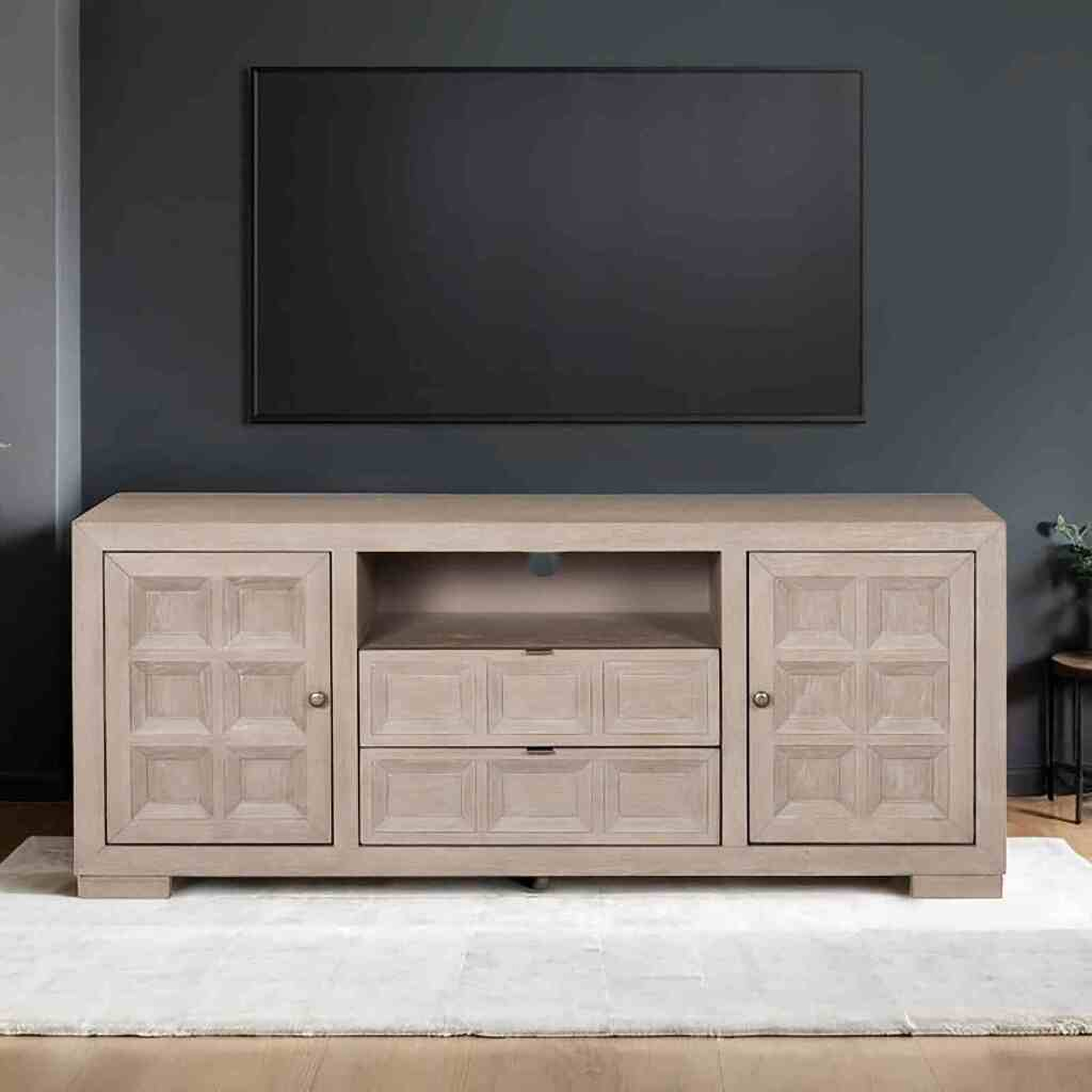 Hatton Cross 72 Inch TV Console In Tawny by Furniture of America ...