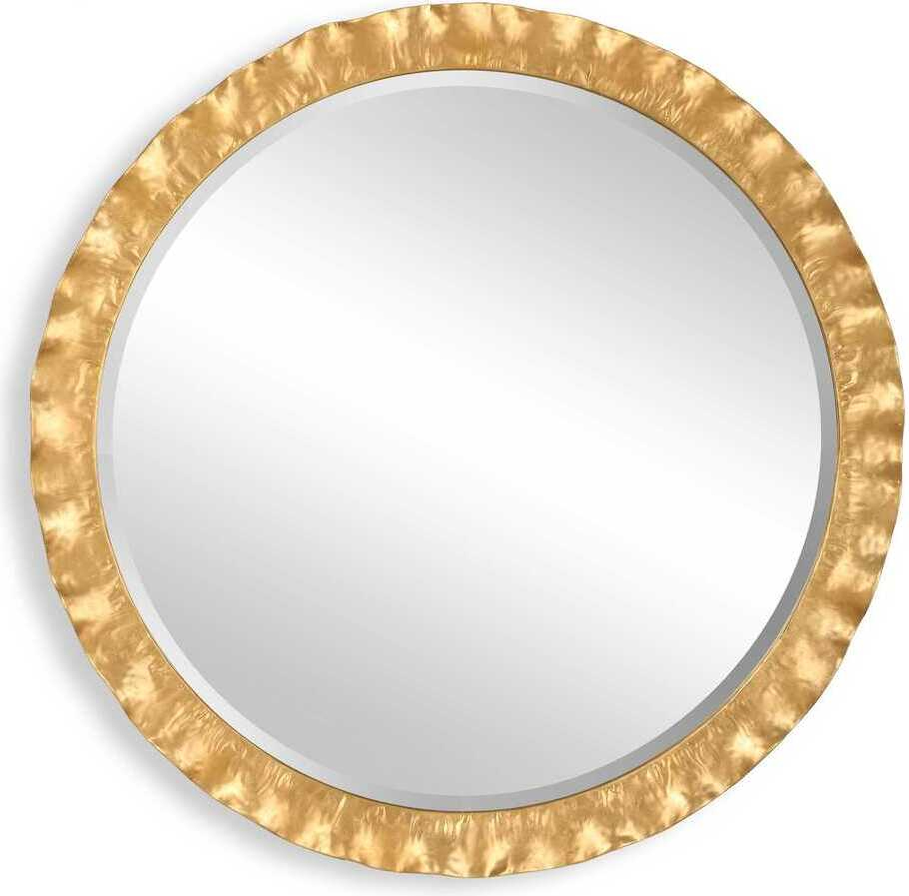 Haya Round Mirror In Gold by Uttermost | 1StopBedrooms