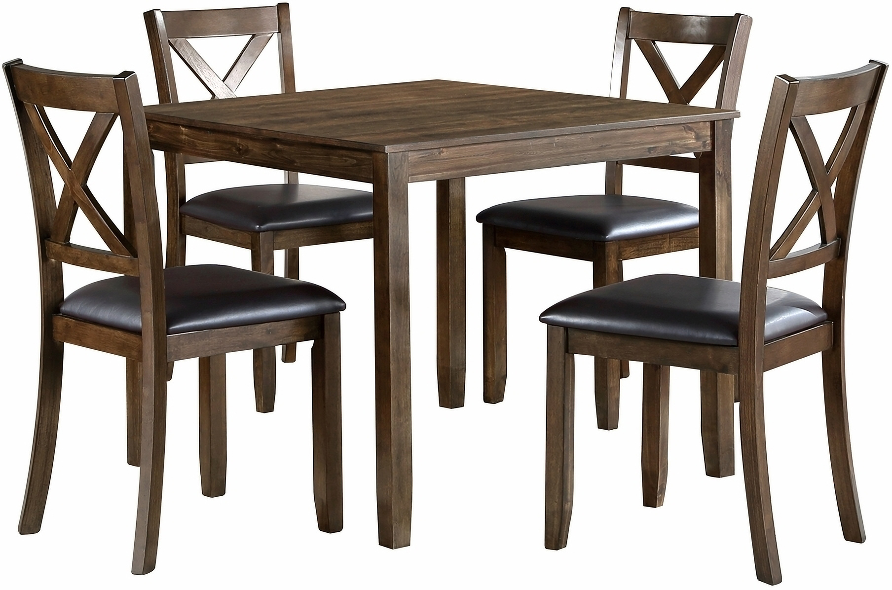 Hazel 5Piece Pack Dinette Set In Brown