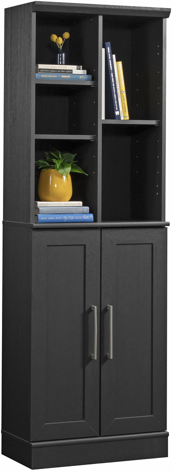 Sauder Homeplus Storage Cabinet in Sienna Oak Finish