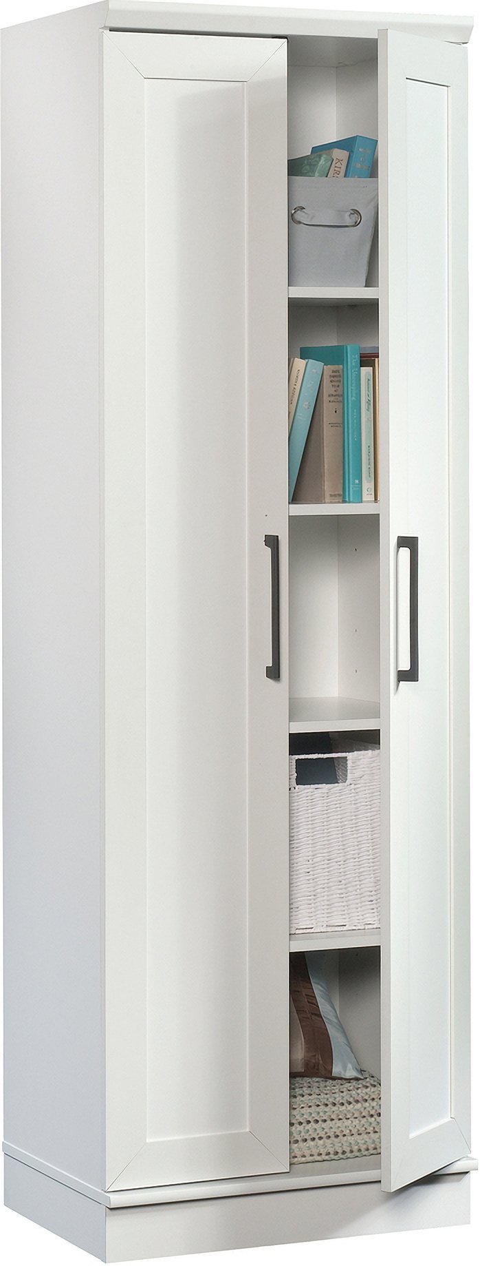 Sauder 4-Shelf Homeplus Storage Cabinet - White