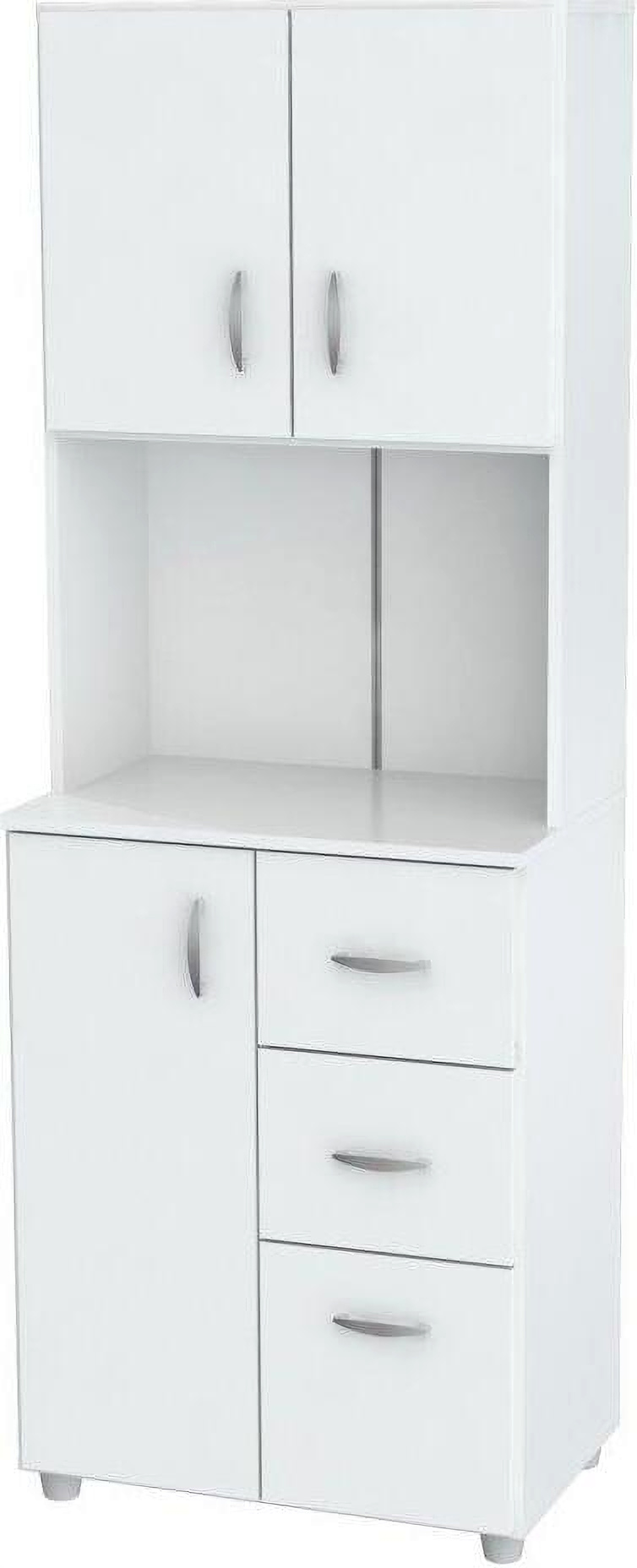 Inval Kitchen Storage Cabinet - Laricina White