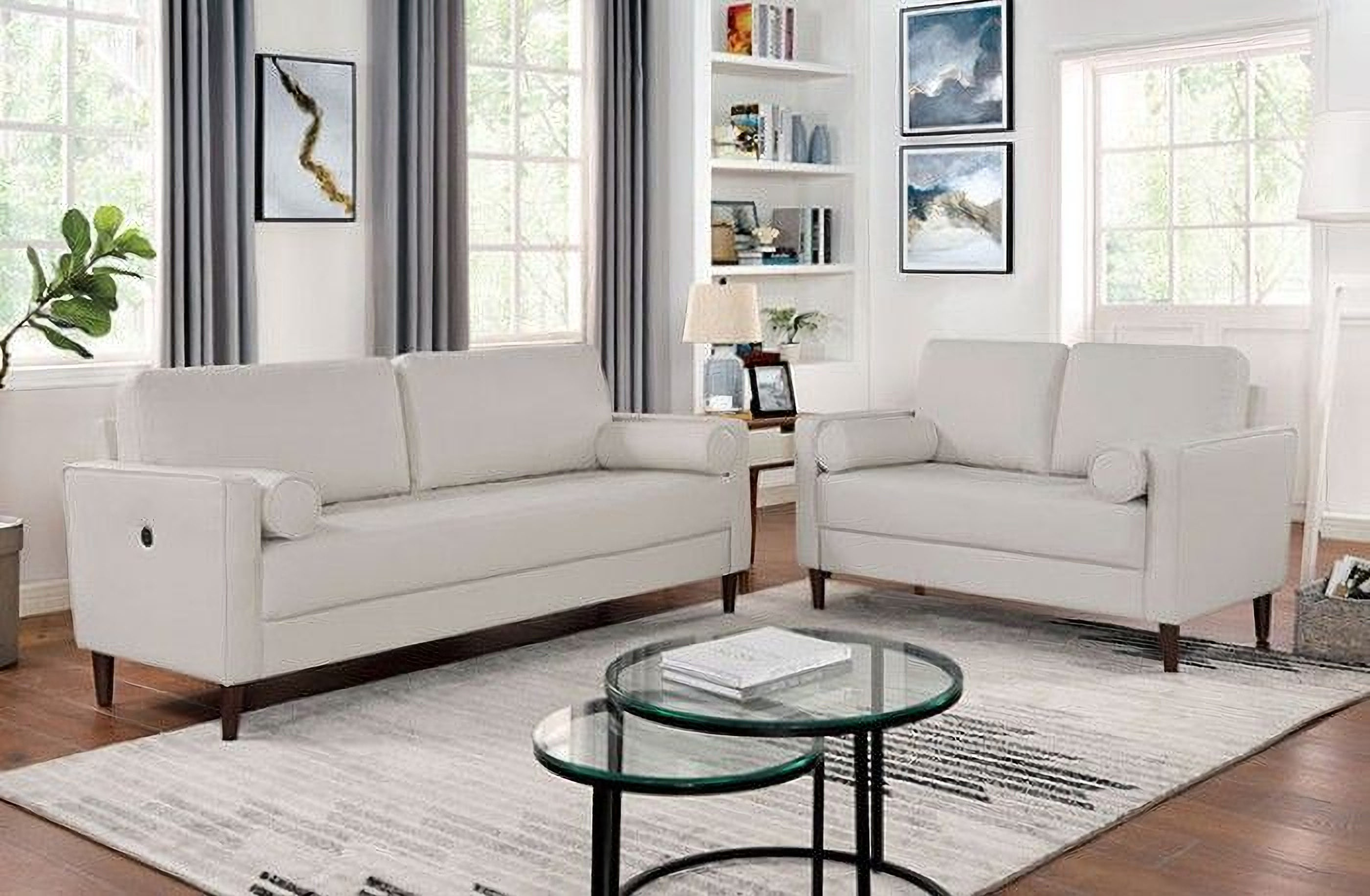 Horgen Off White Living Room Set By Furniture Of America 1stopbedrooms