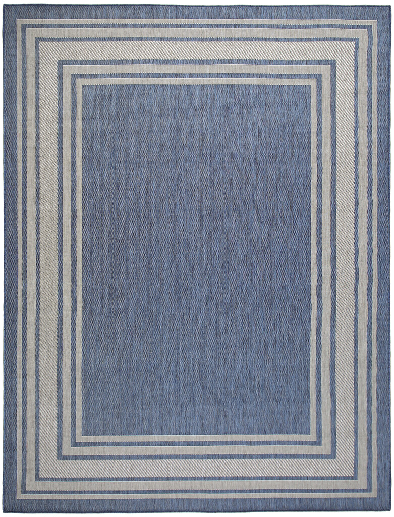 Horizon 9' x 12' Indoor Outdoor Modern Rug In Denim by Nourison ...