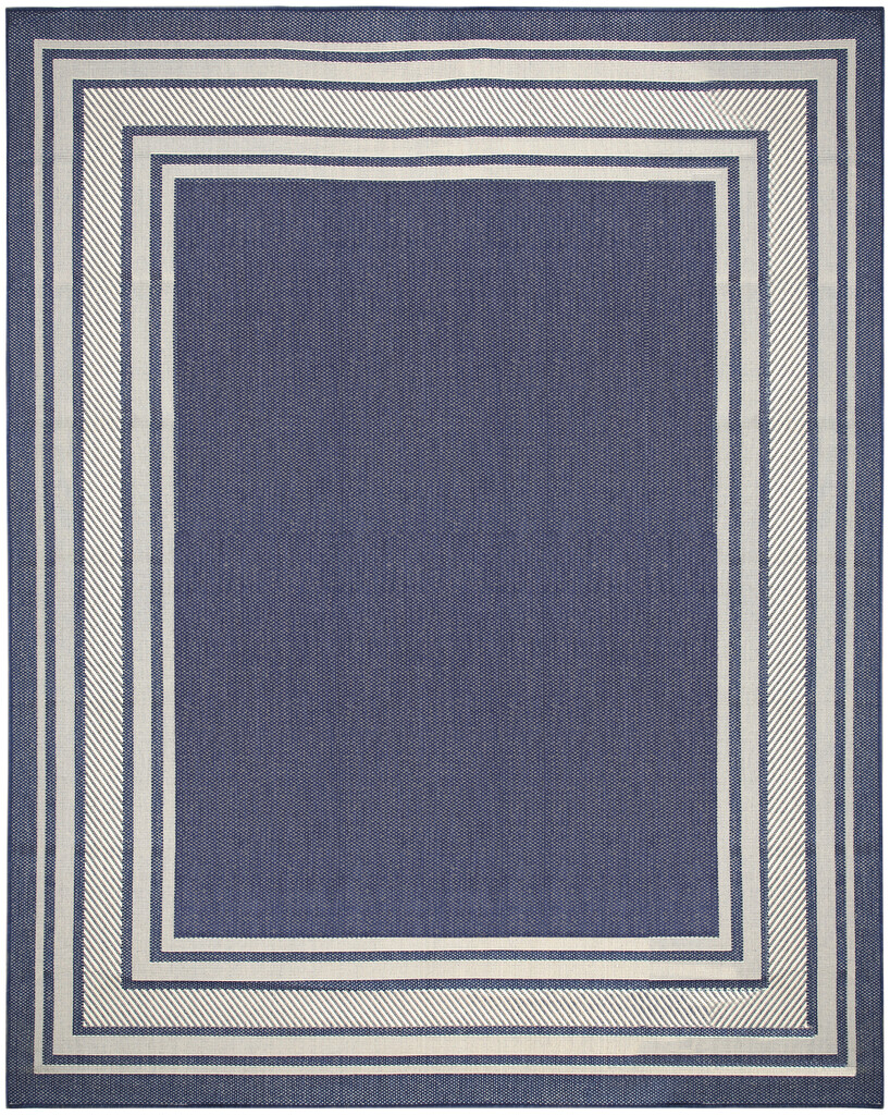 Horizon 9' x 12' Indoor Outdoor Modern Rug In Navy by Nourison ...