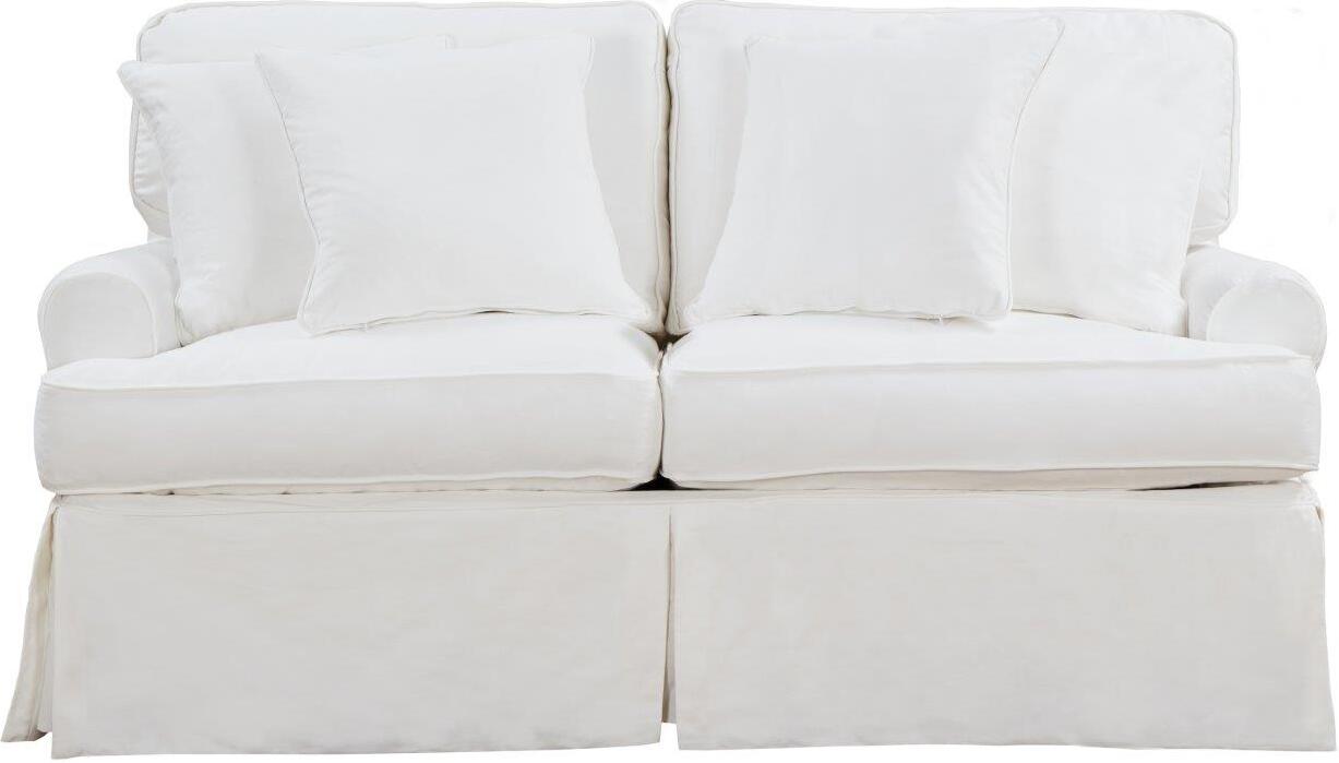 Denim Blue Slipcovered Sofa Design Ideas