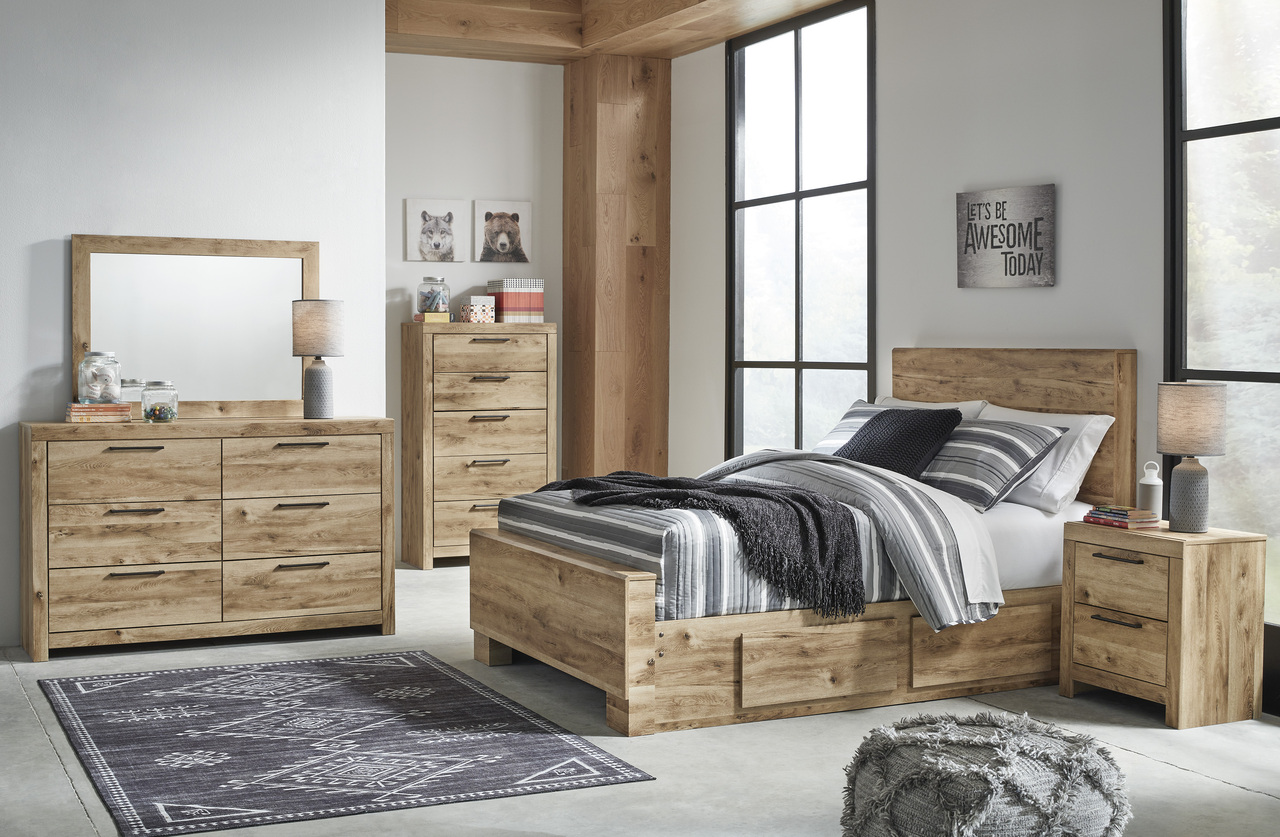 Hyanna Bedroom Set In Tan Brown by Ashley Furniture | 1StopBedrooms