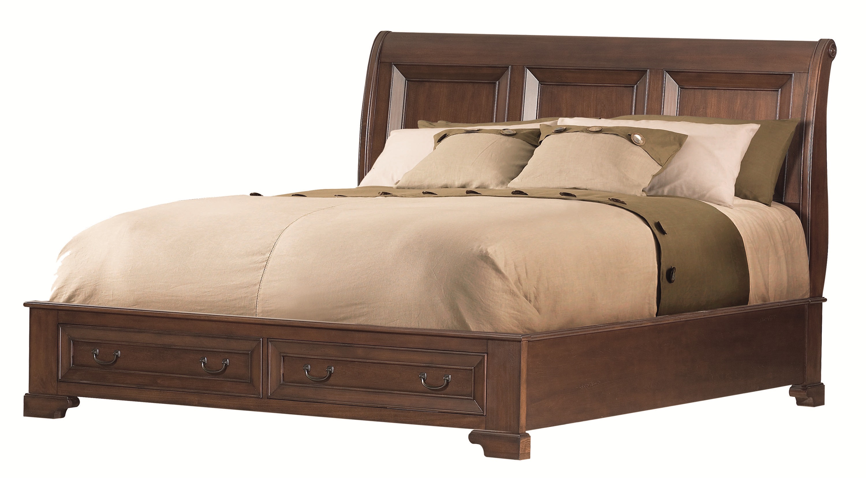 Aspenhome Aspenhome Richmond Eastern King Sleigh Storage Bed in