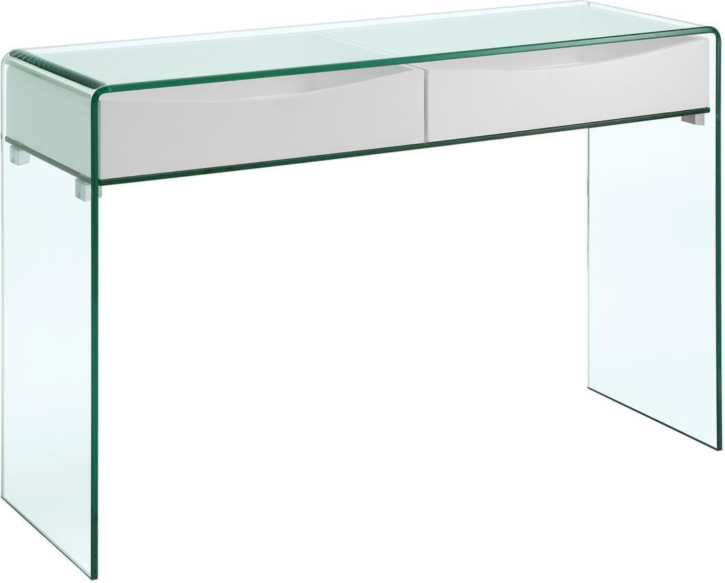 High Gloss White Console Table 1StopBedrooms