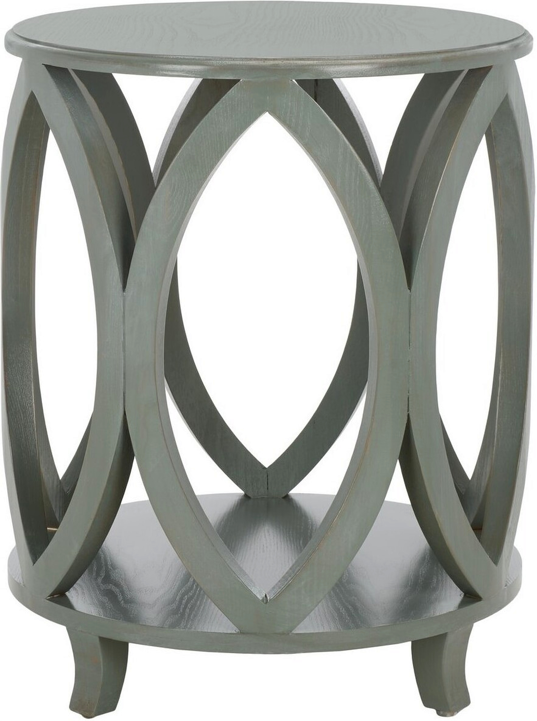 Janika French Grey Round Accent Table by Safavieh | 1StopBedrooms