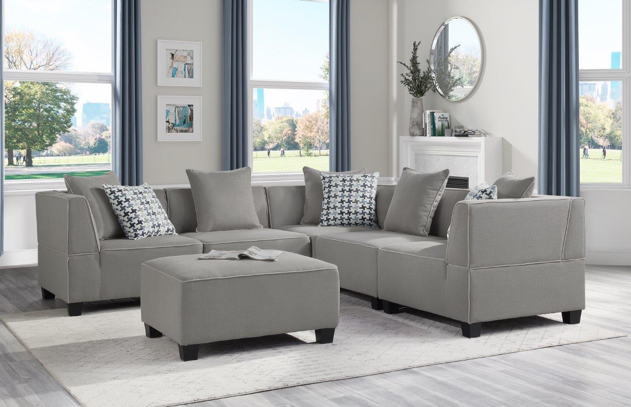 Jayne Gray Corner Sectional 1StopBedrooms