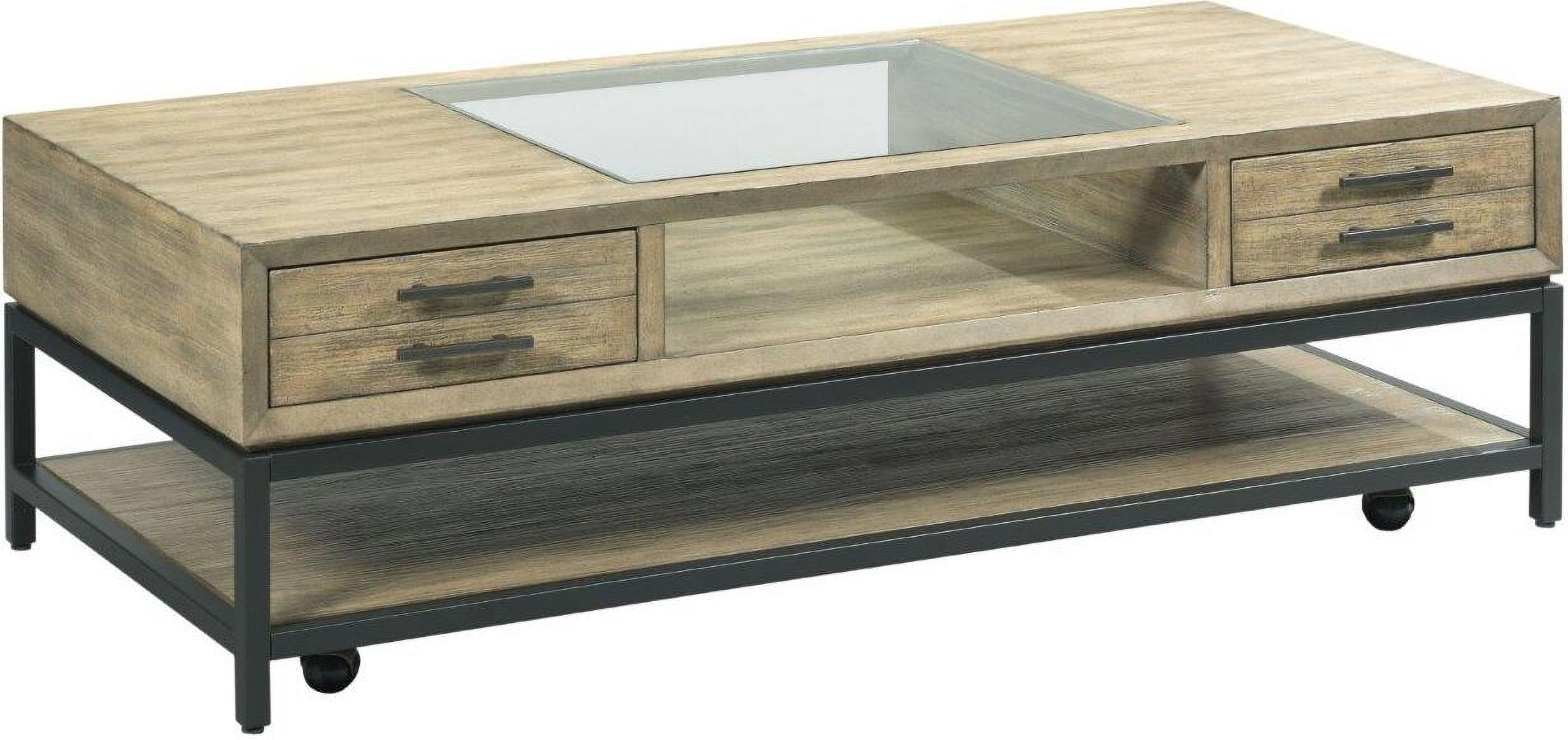 Jefferson Gray Rectangular Coffee Table by Hammary 1StopBedrooms
