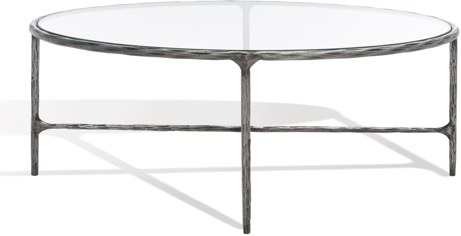 Oval Metal Coffee Table