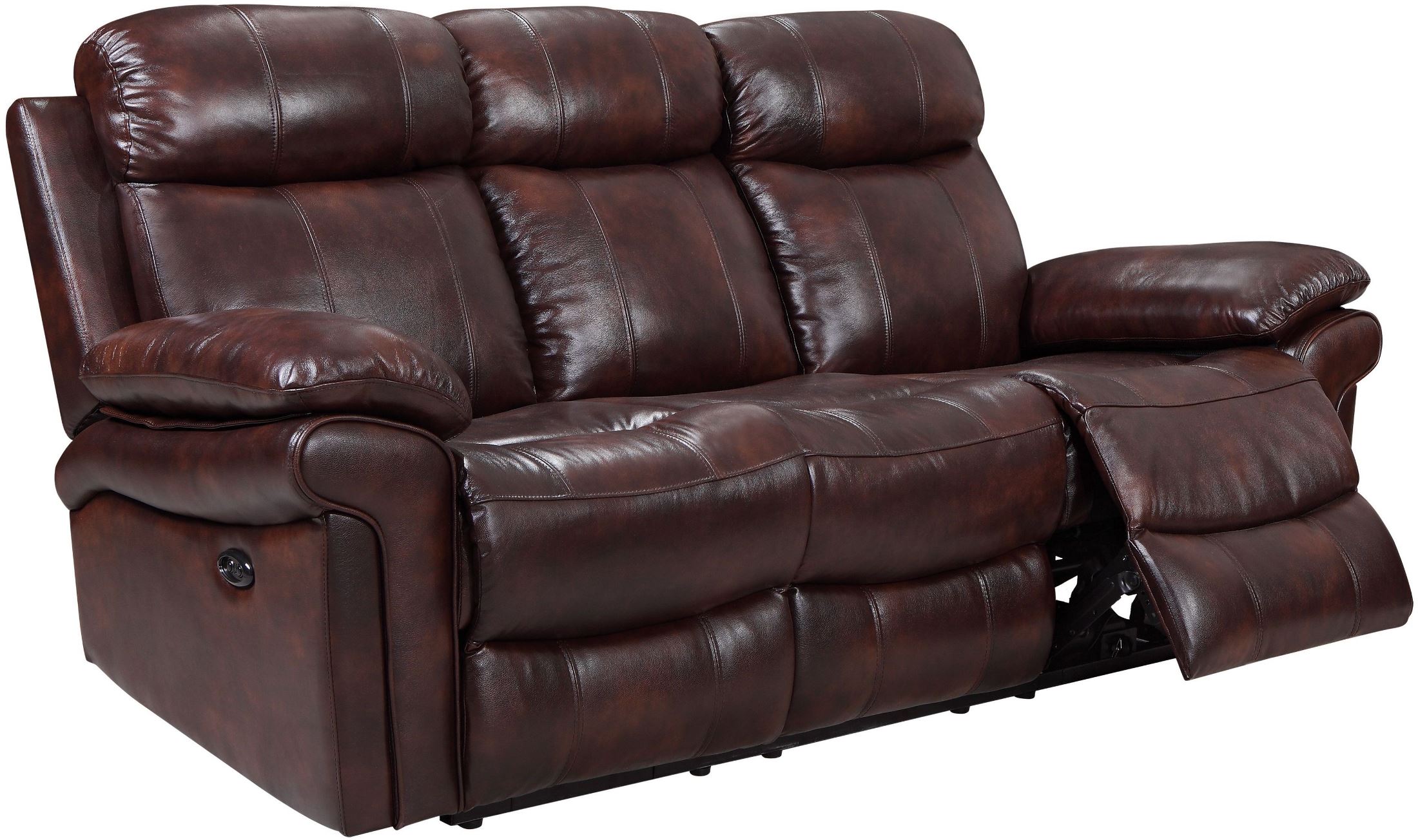 fresno leather power reclining sofa