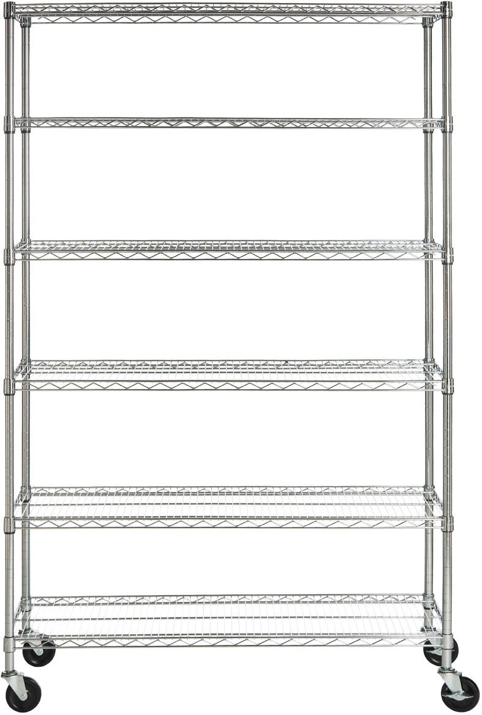 Juliet Chrome 6-Tier Heavy Duty Wire Shelving Unit