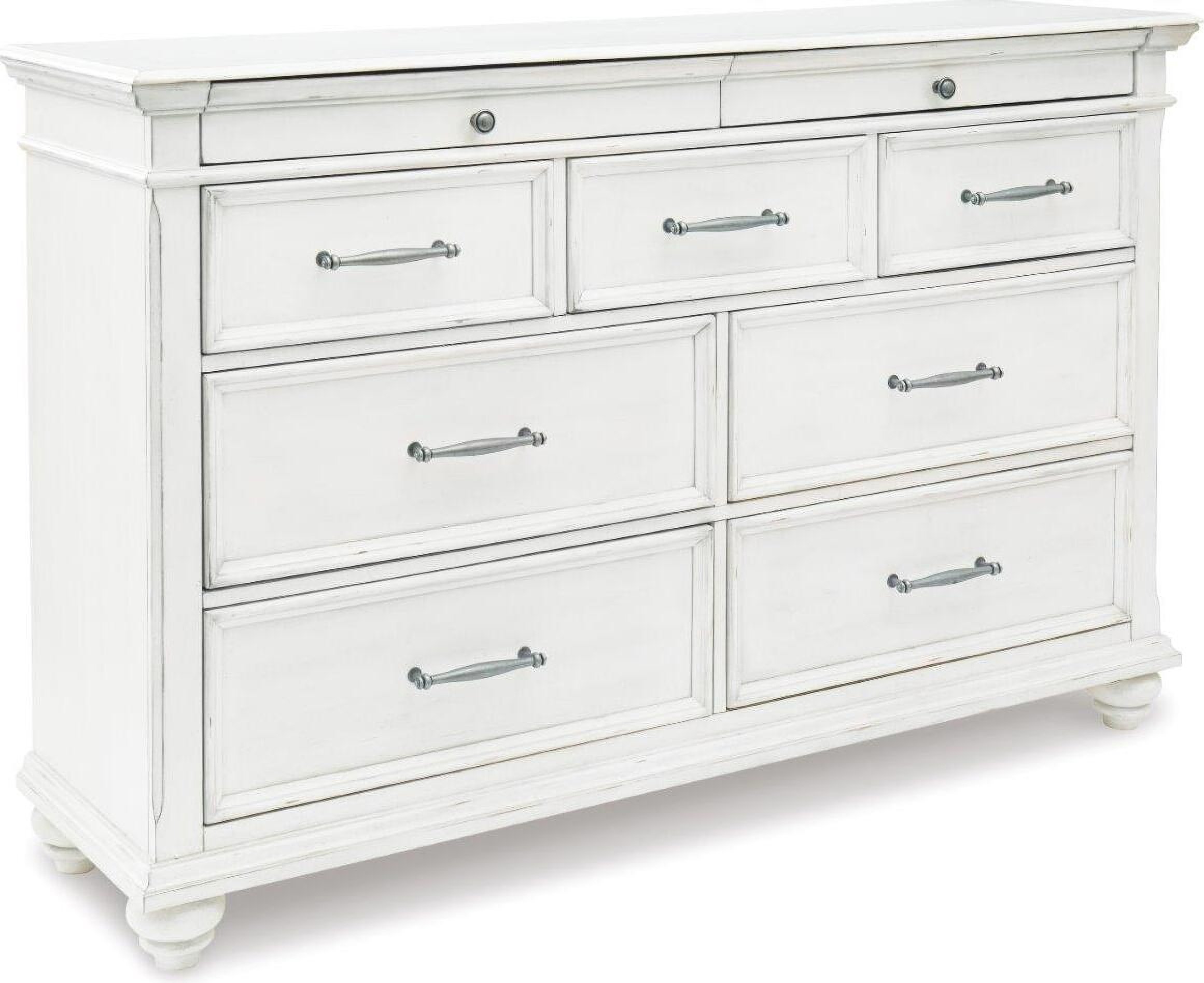 Kanwyn Whitewash Dresser By Ashley Furniture | 1StopBedrooms