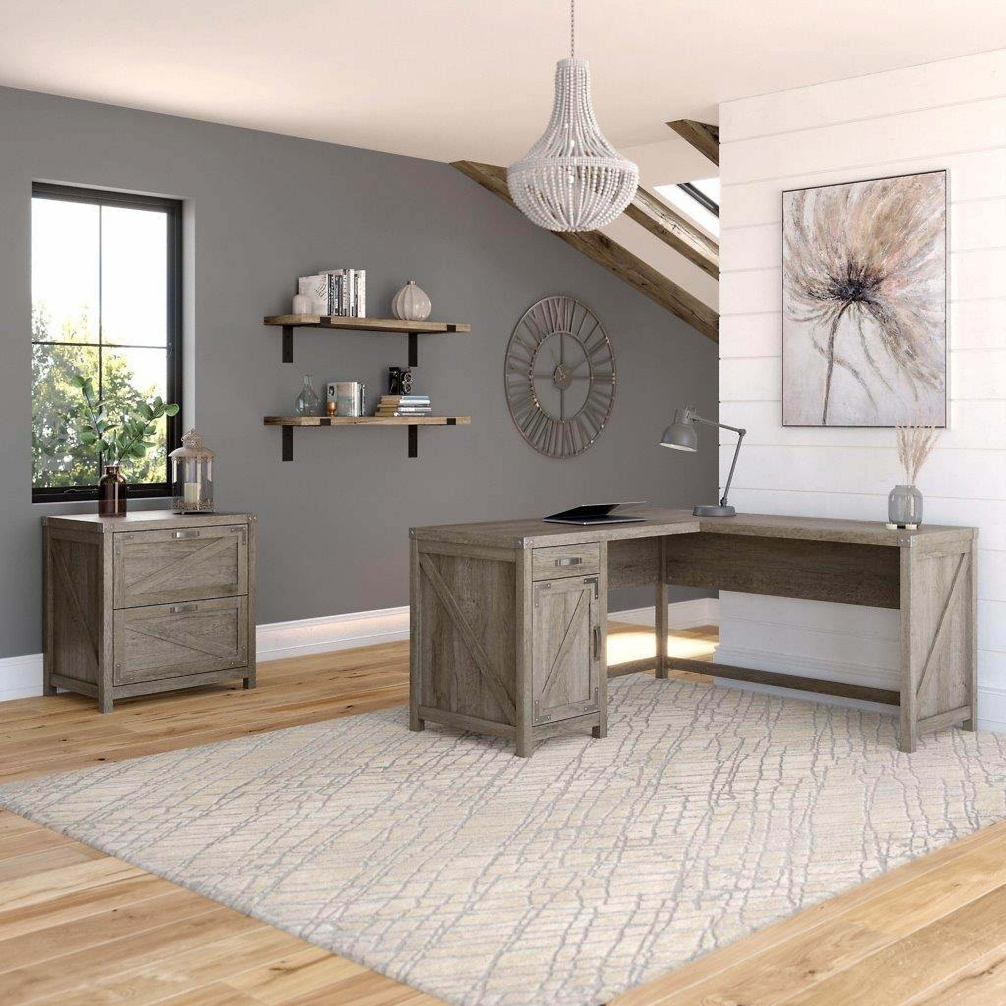 Office by kathy ireland sales lateral file cabinet