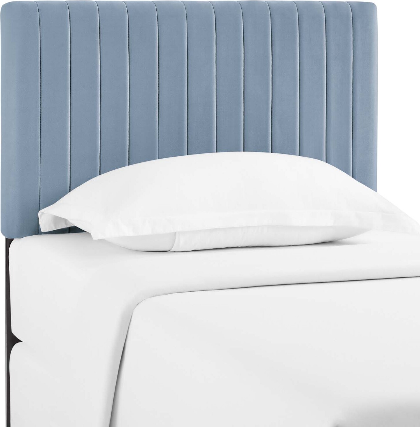Keira Light Blue Twin Performance, Blue Twin Bed Frame