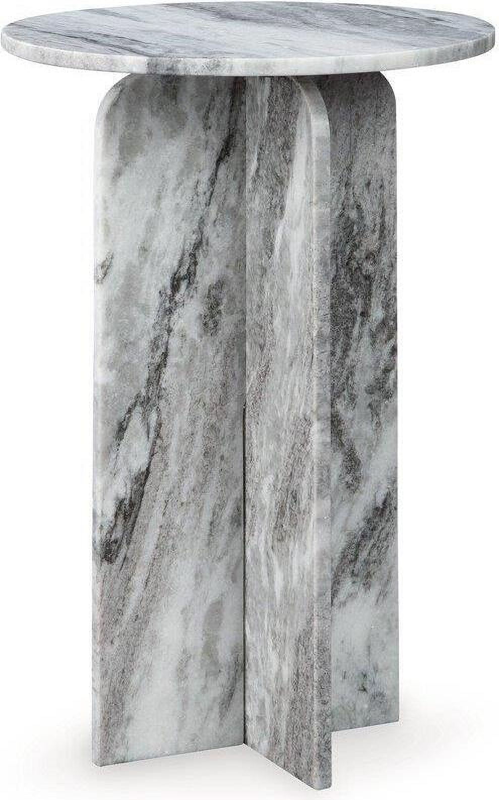 Keithwell Round Accent Table In Gray by Ashley Furniture | 1StopBedrooms