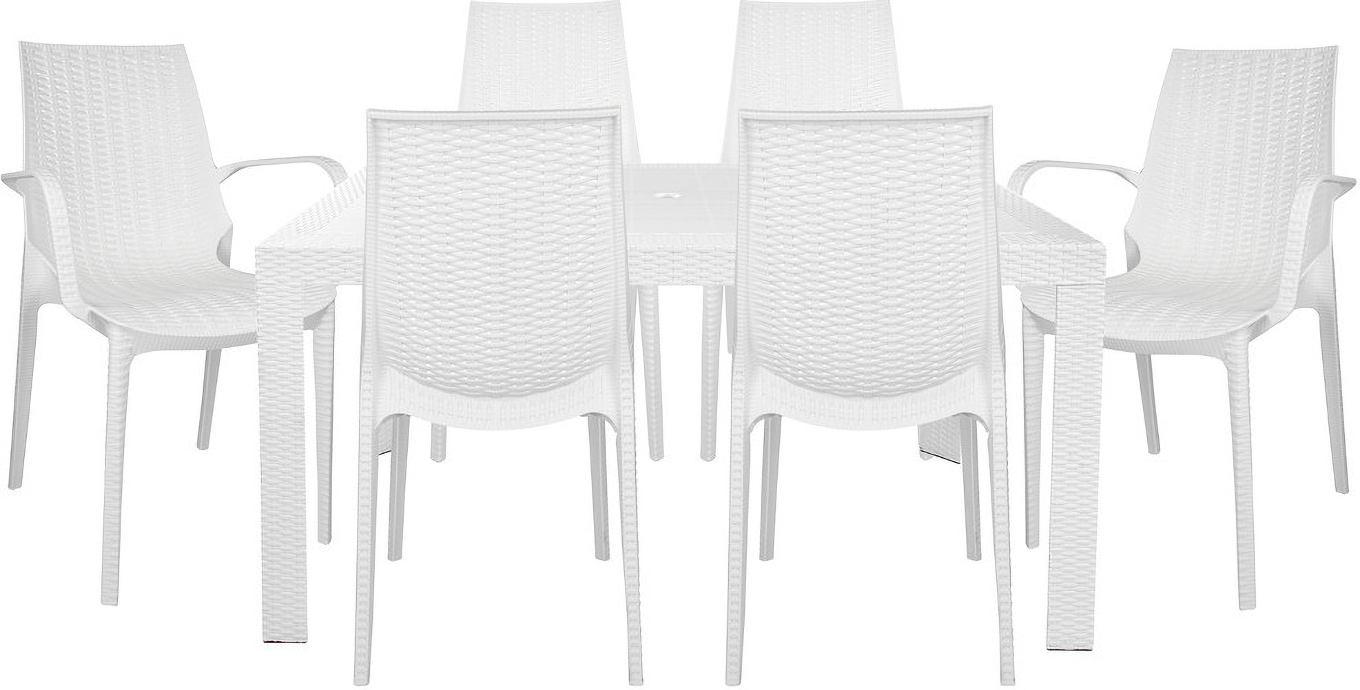 7 Piece Rectangular Outdoor Dining Set