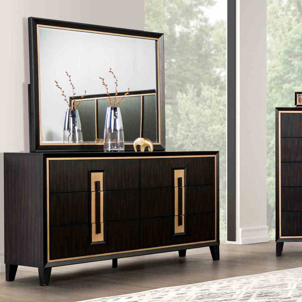 Furniture of America Kenyada Espresso Dresser | Ornate Home