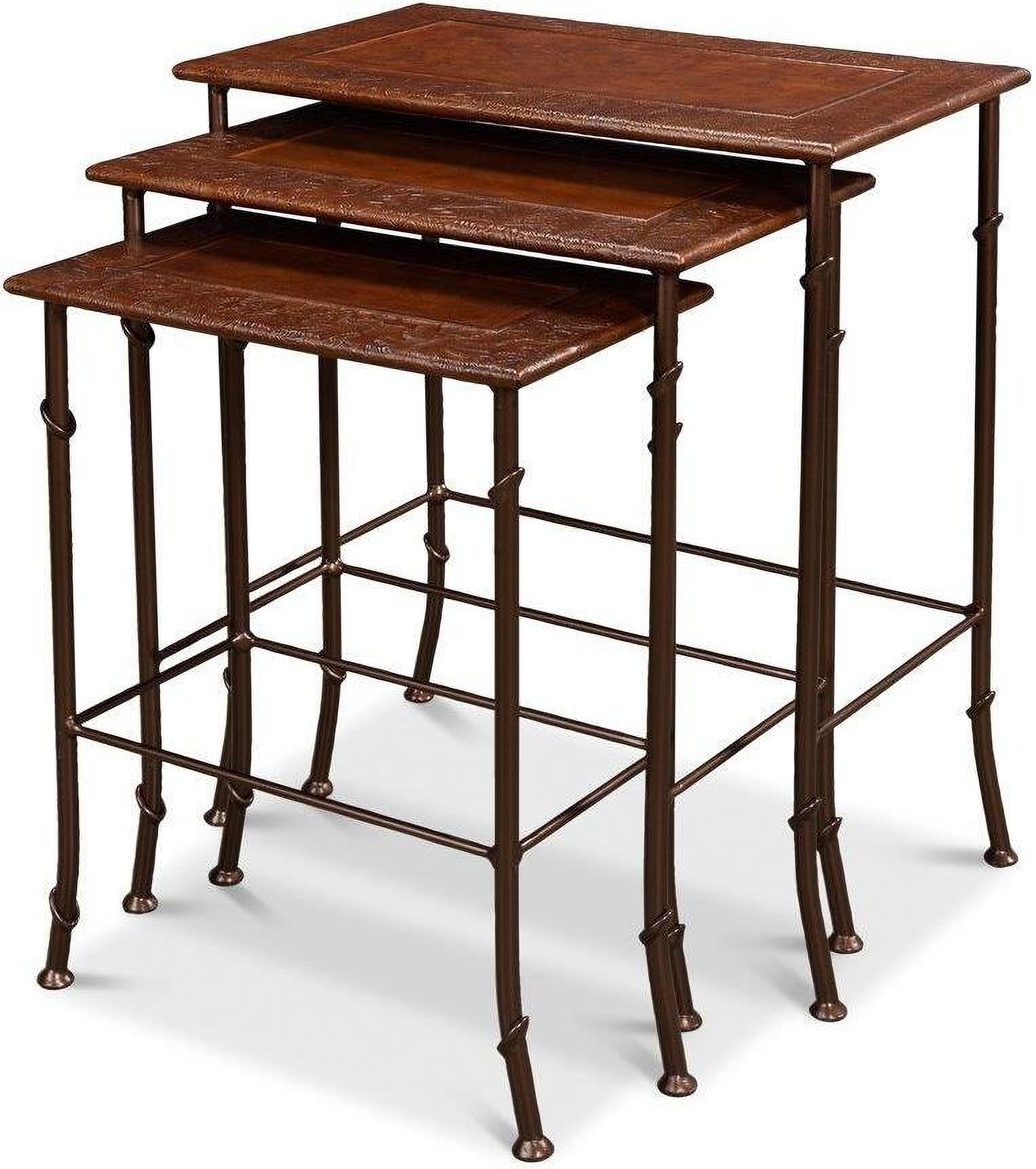 Leather Nesting Tables