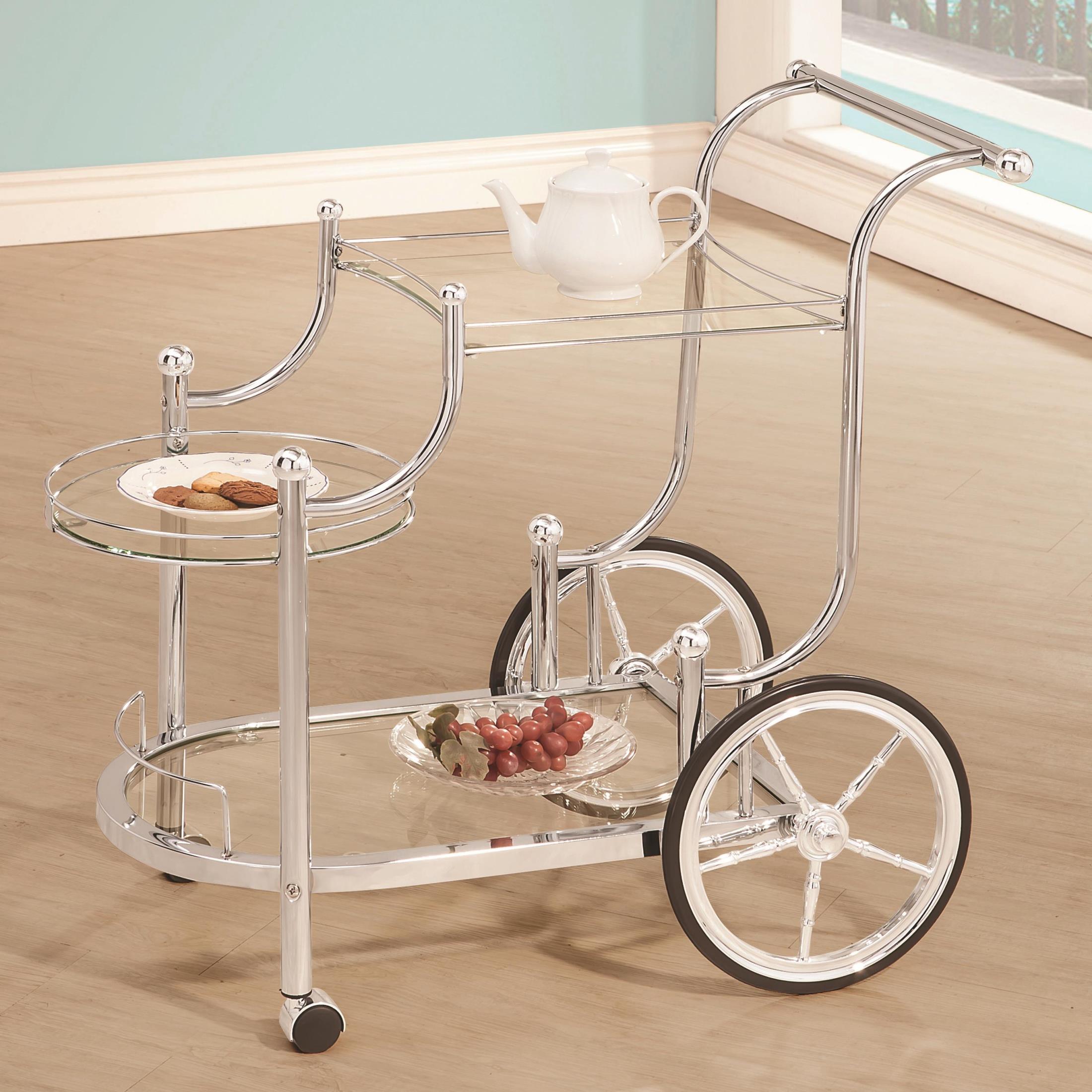 910076 Wheeled Serving Cart 1StopBedrooms   Kitchen Carts 910076 B0 