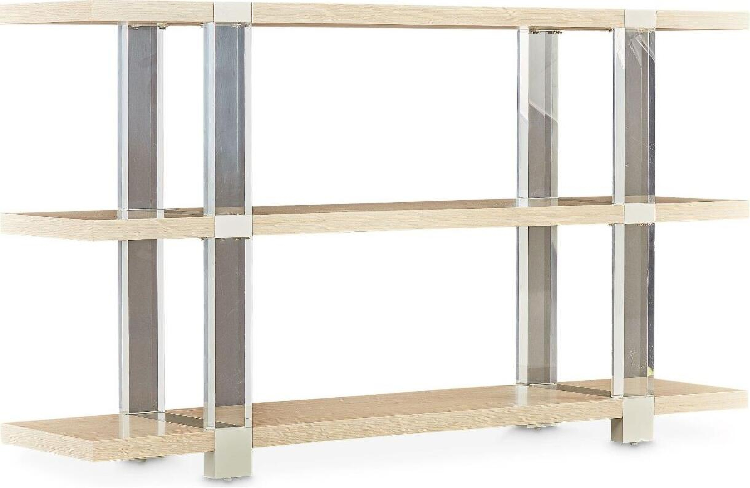 Laguna Ridge Console Table In Washed Oak by AICO | 1StopBedrooms