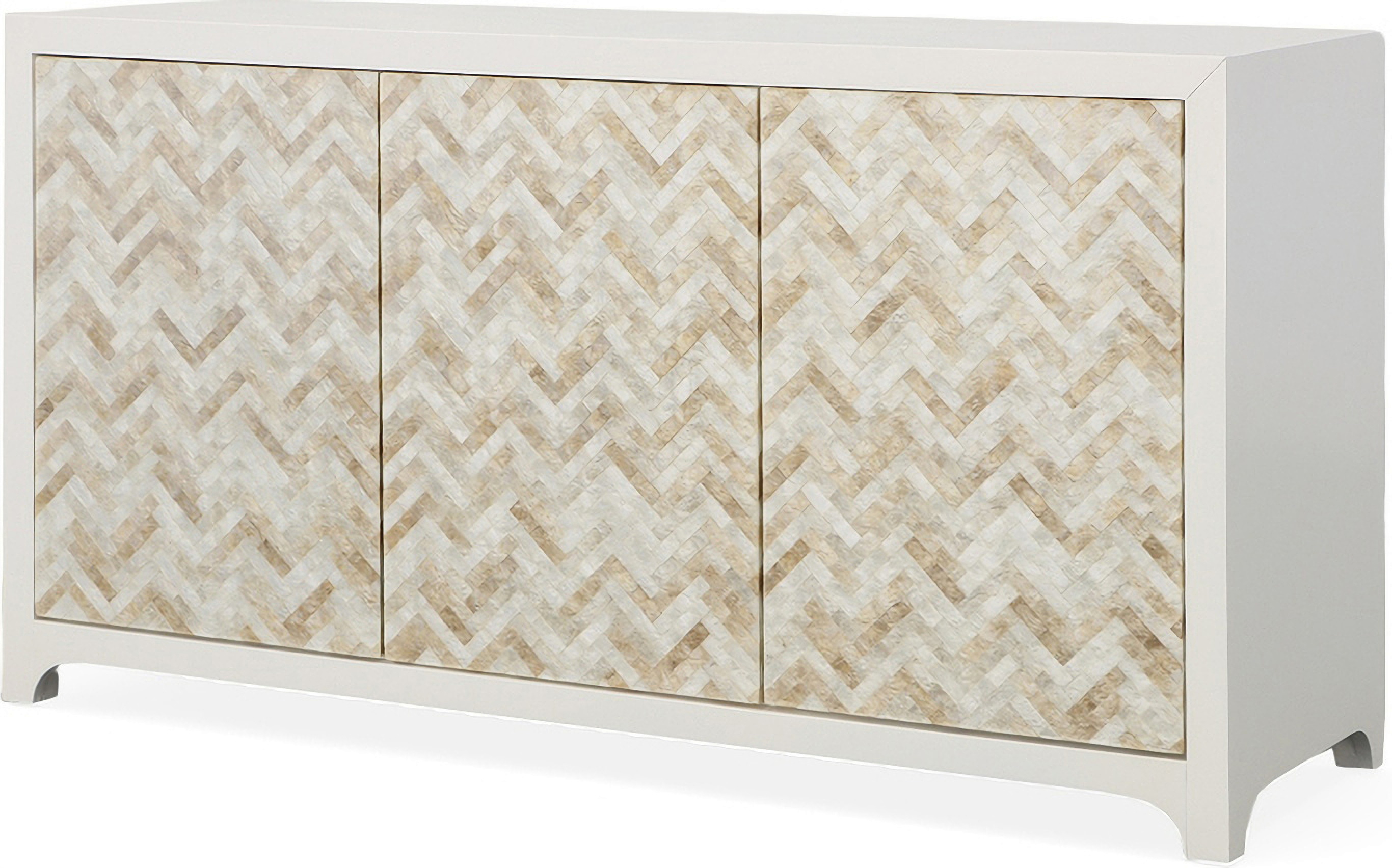Lakin Credenza In White