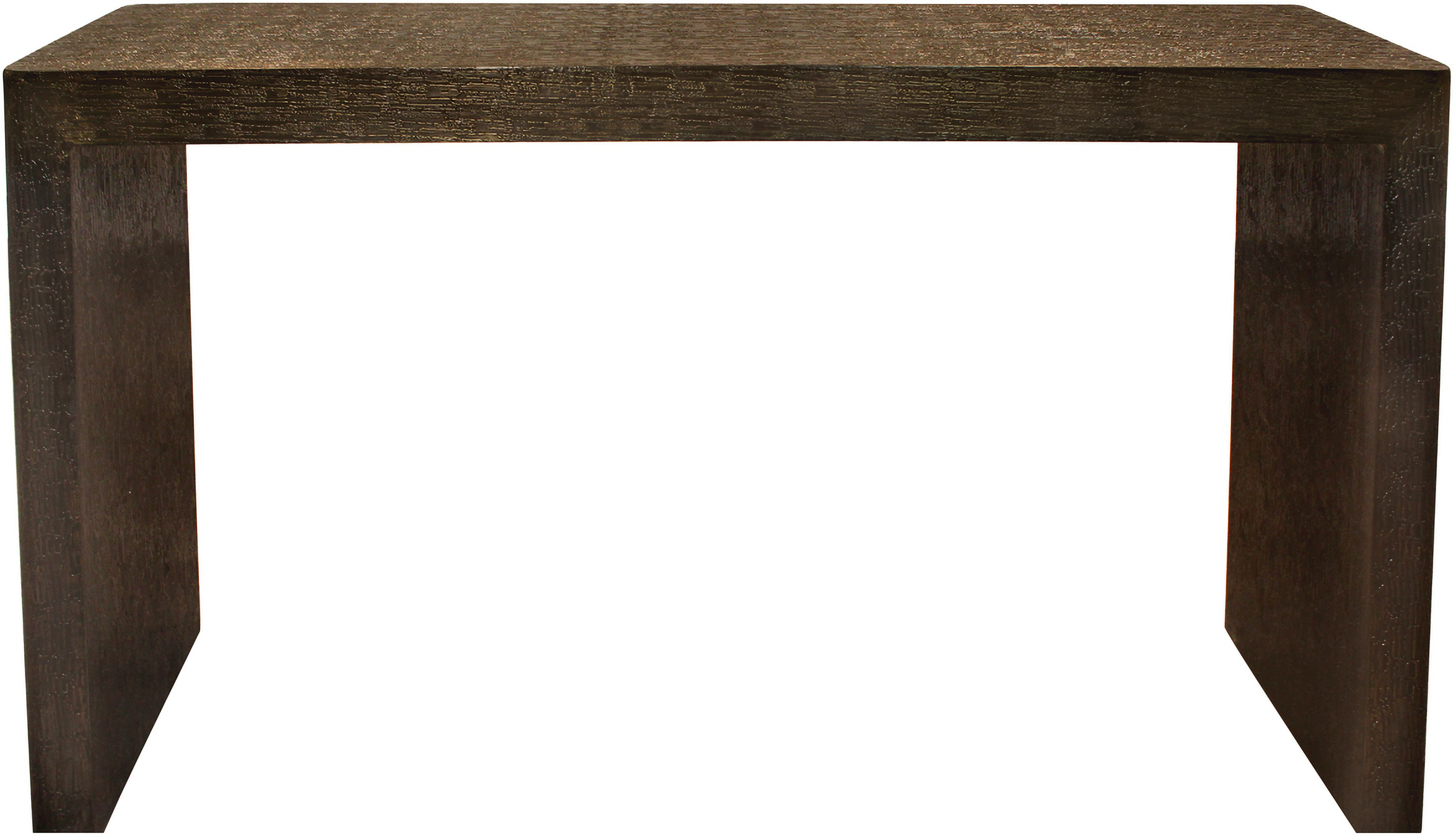 Landon 46 Inch Console Table In Stamped Brass