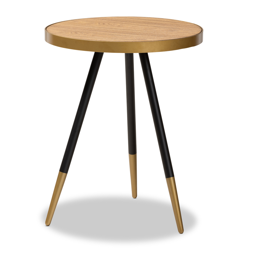 Enhance Your Home Decor with Round Wood and Metal End Tables: A Perfect Blend of Style and Functionality