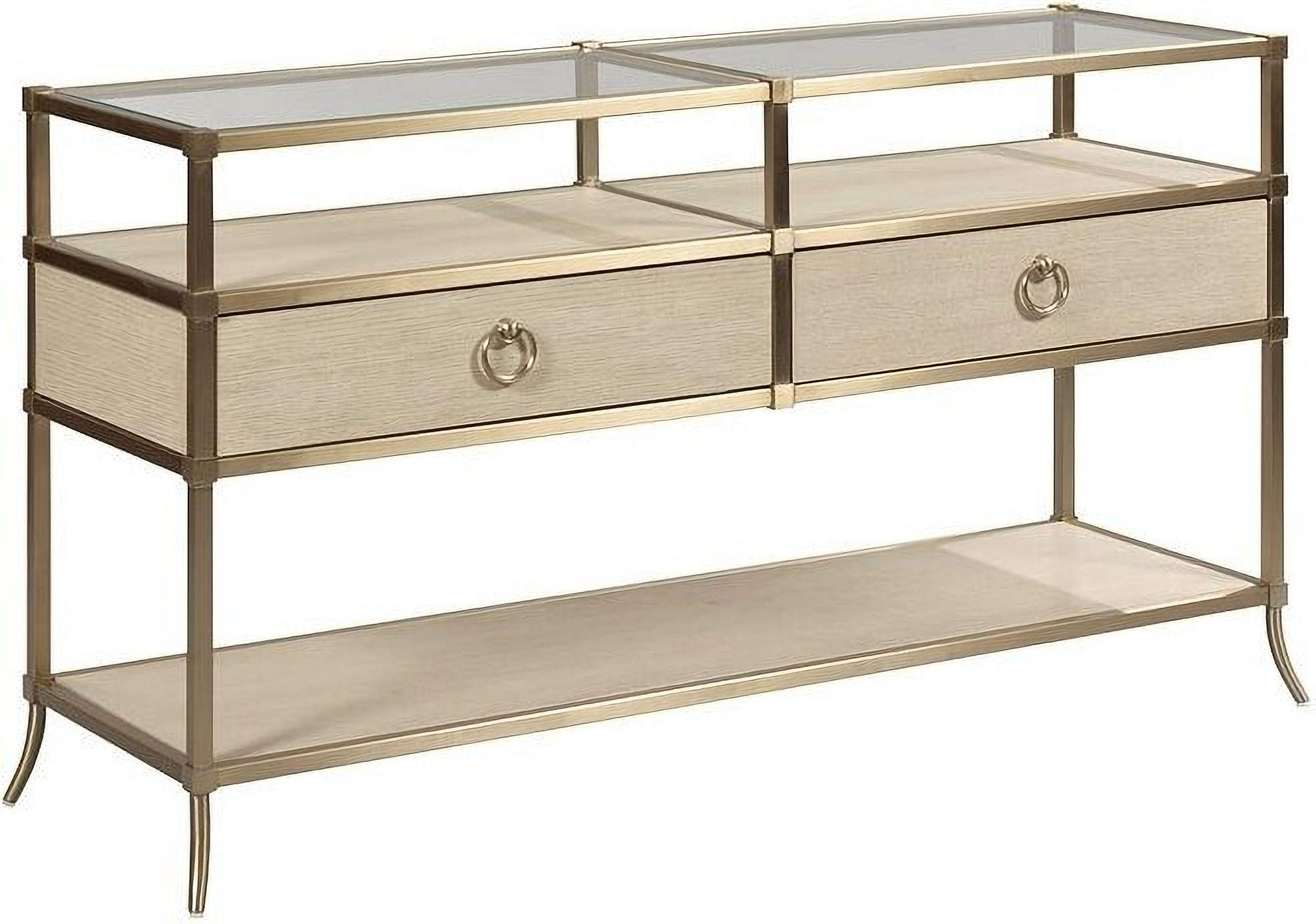 alabaster console table