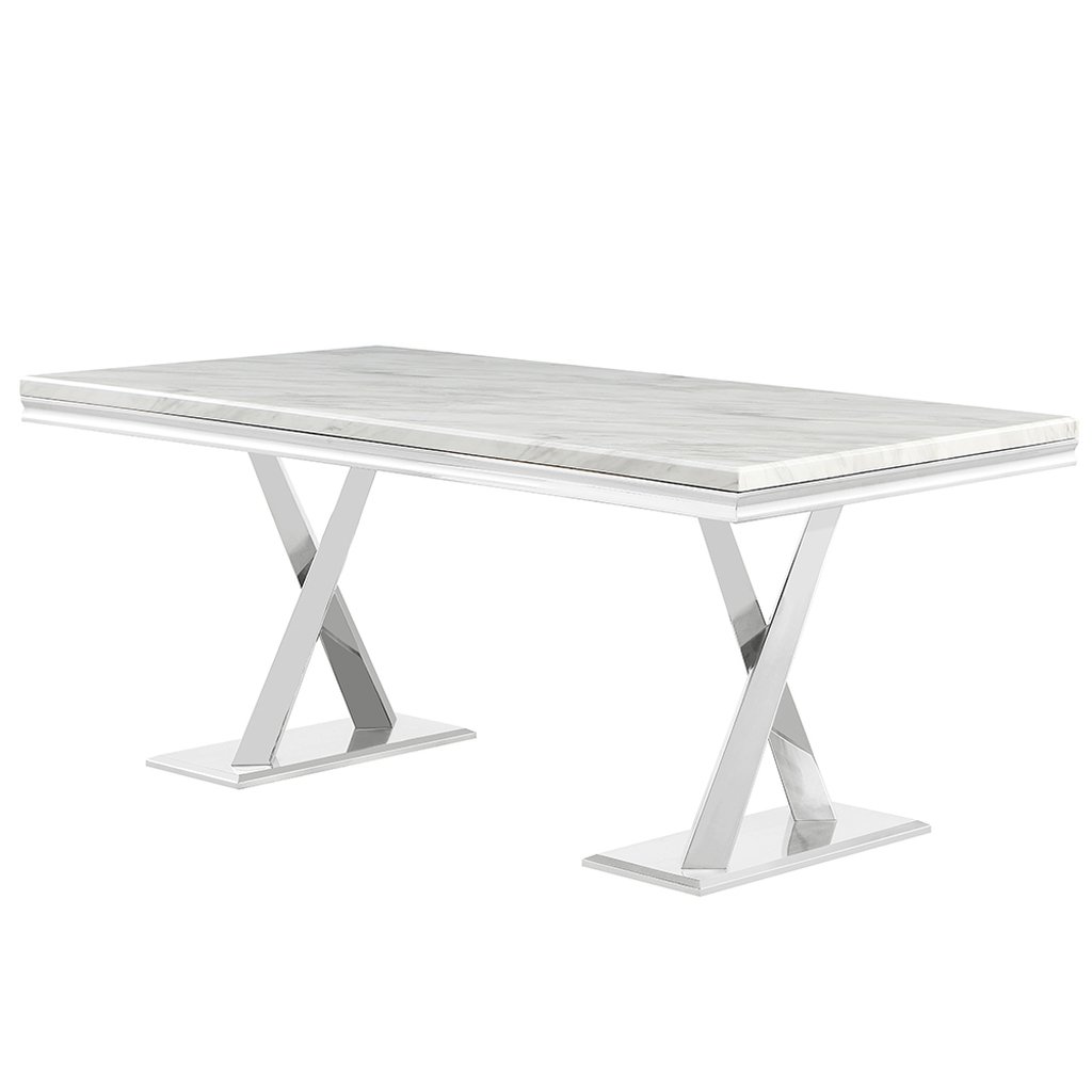 Faux marble folding discount table