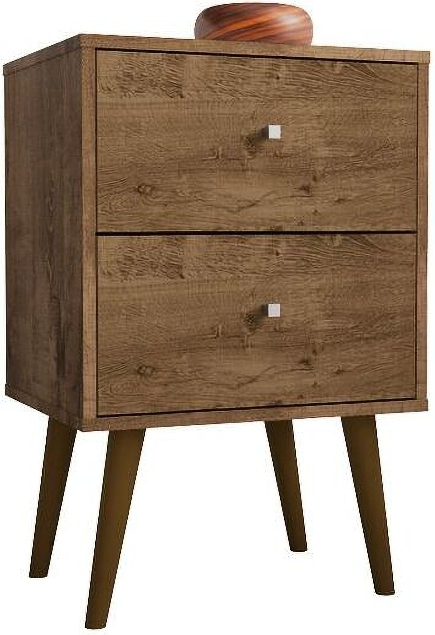 Manhattan comfort liberty mid century modern deals nightstand 2.0 with 2 full extension drawers