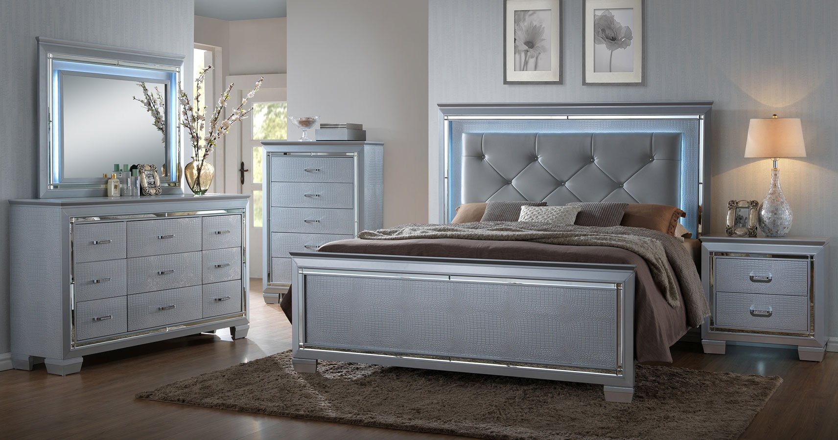 Lillian Panel Bedroom Set by Crown Mark | 1StopBedrooms