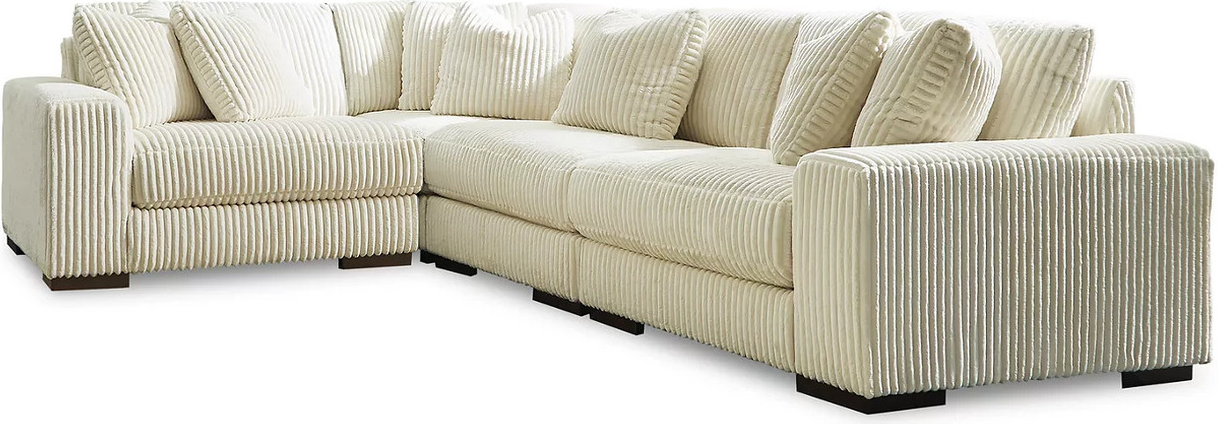 Lindyn 4 Piece Sectional In Ivory by Ashley Furniture 1StopBedrooms