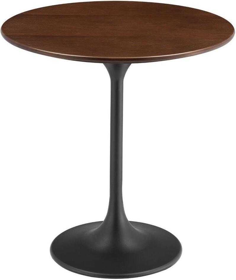 Lippa 20 Inch Round Side Table In Black Walnut by Modway | 1StopBedrooms