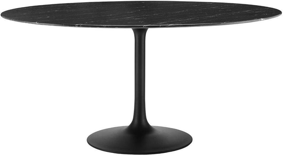 60 inch black store dining table