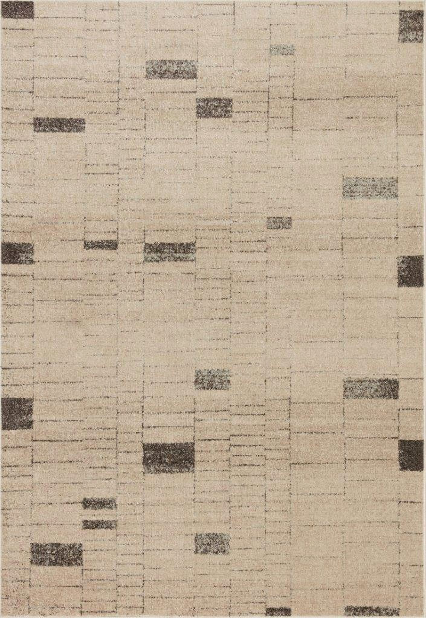 Loloi II Bowery Slate and Taupe 18" x 18" Sample Rug by Loloi Rugs