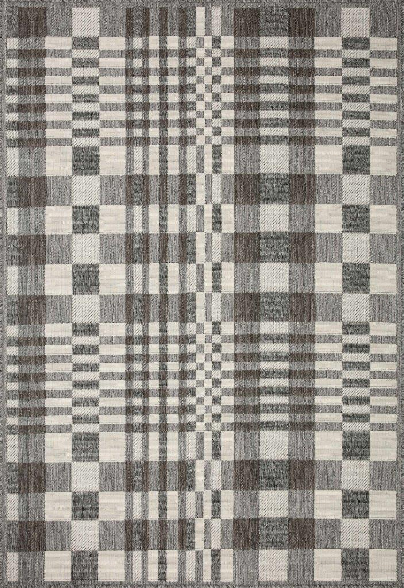 Loloi II Rainier Ivory and Pebble 2'-3" x 7'-7" Runner Rug by Loloi ...