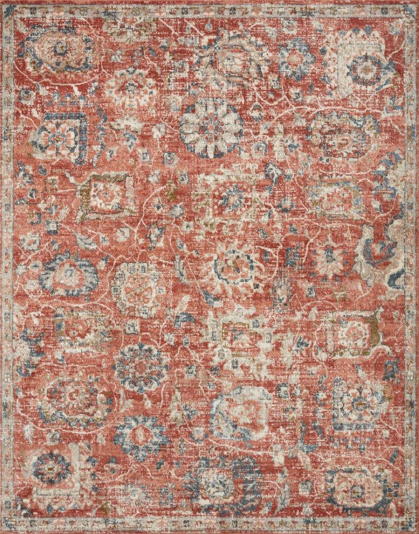 Loloi Rust Rug Loloi II Saban Rust and Multi 9'-4