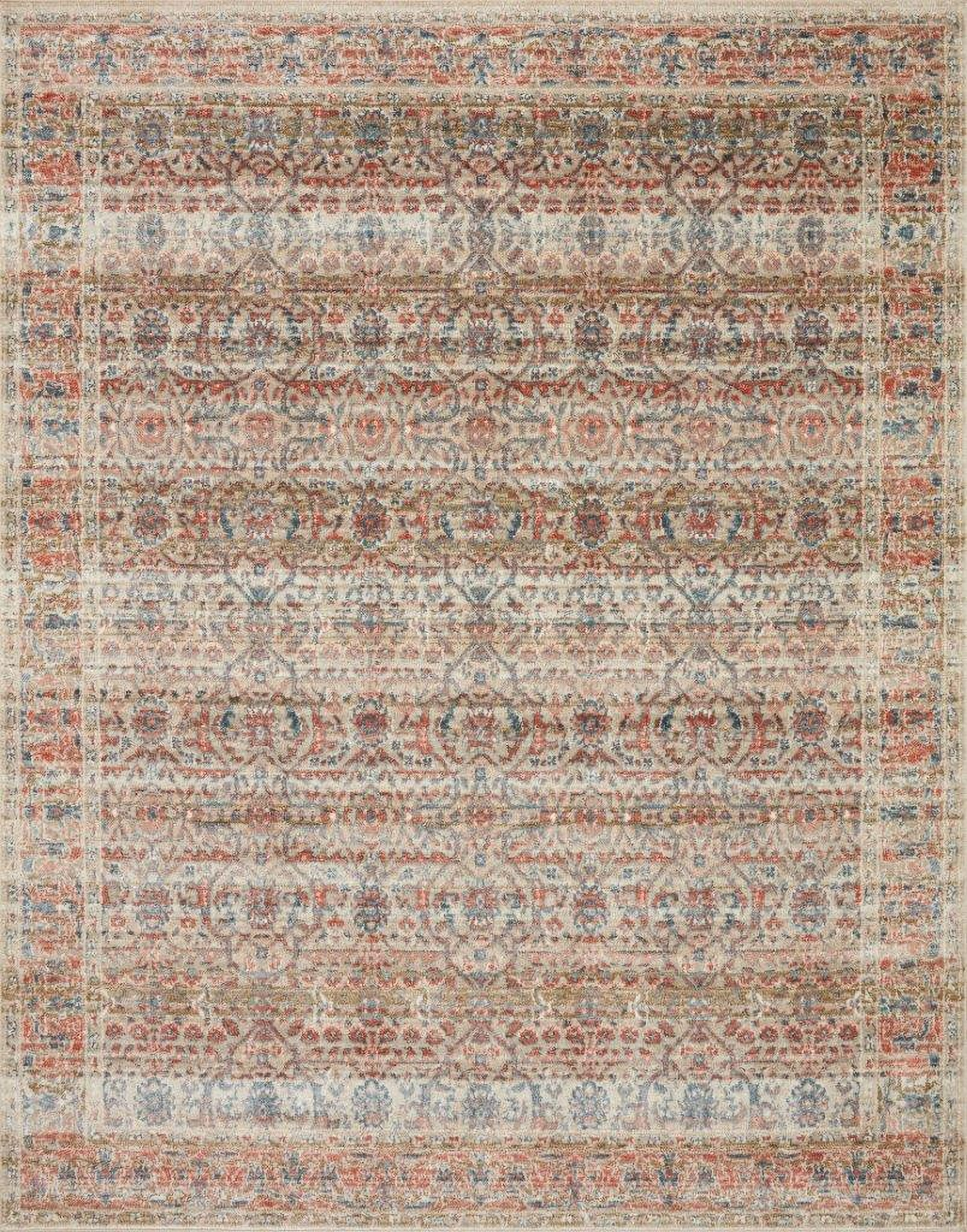 Loloi Rust Rug Loloi II Saban Sand and Rust 18