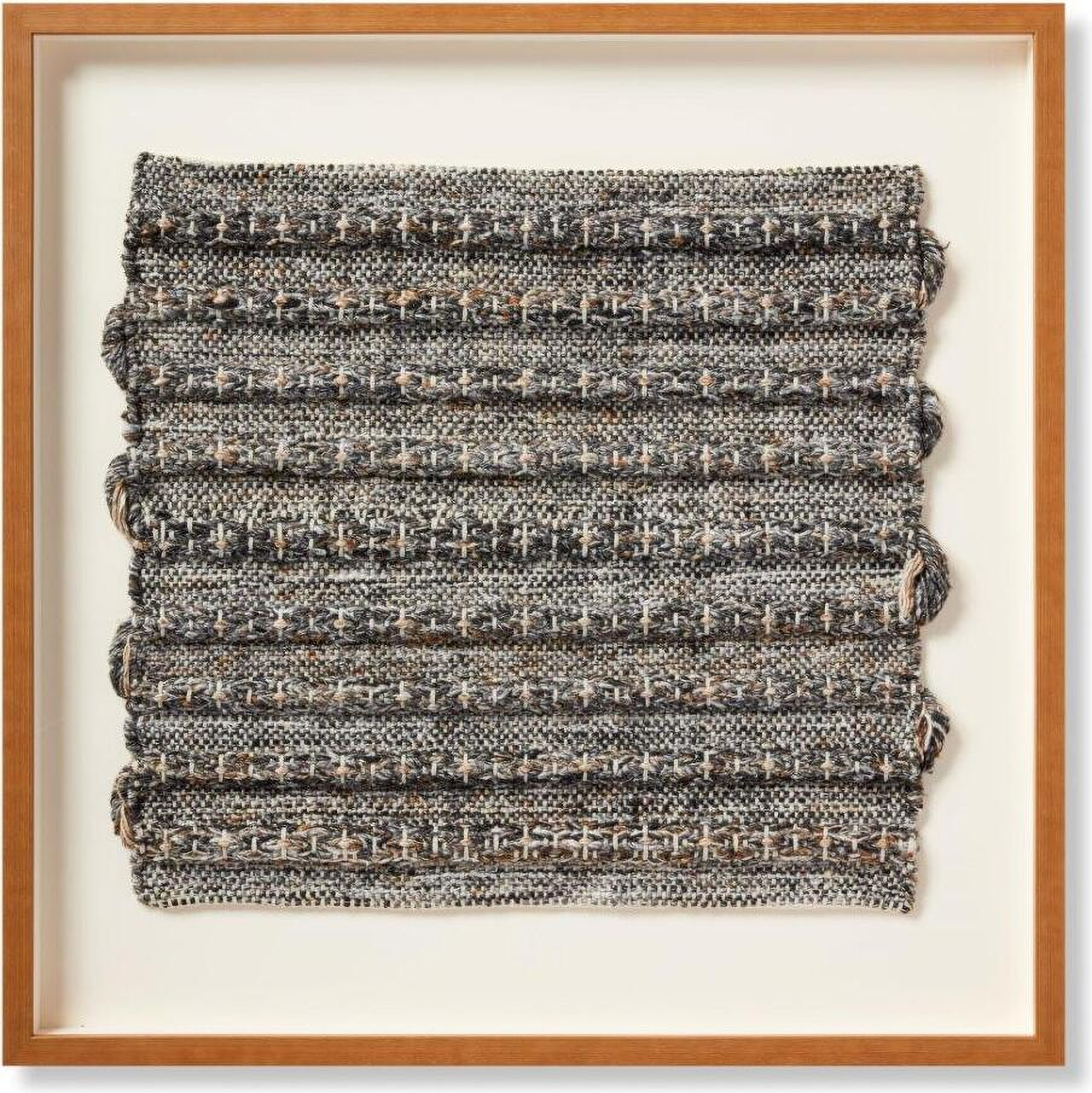Loloi Meander Grey and Ivory 2'-4" x 2'-4" Wall Art by Loloi Rugs ...