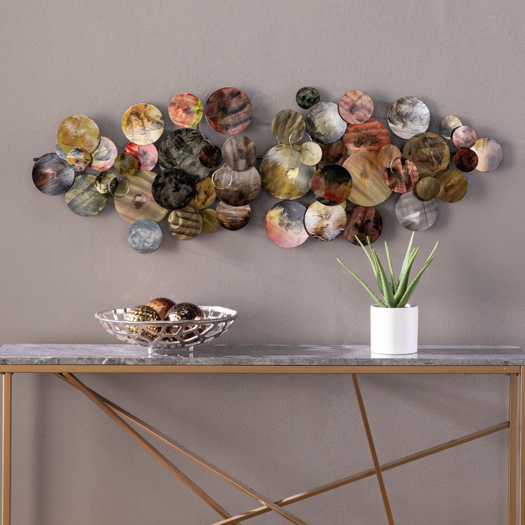 Longavi Metal Wall Sculpture by SEI Furniture | 1StopBedrooms