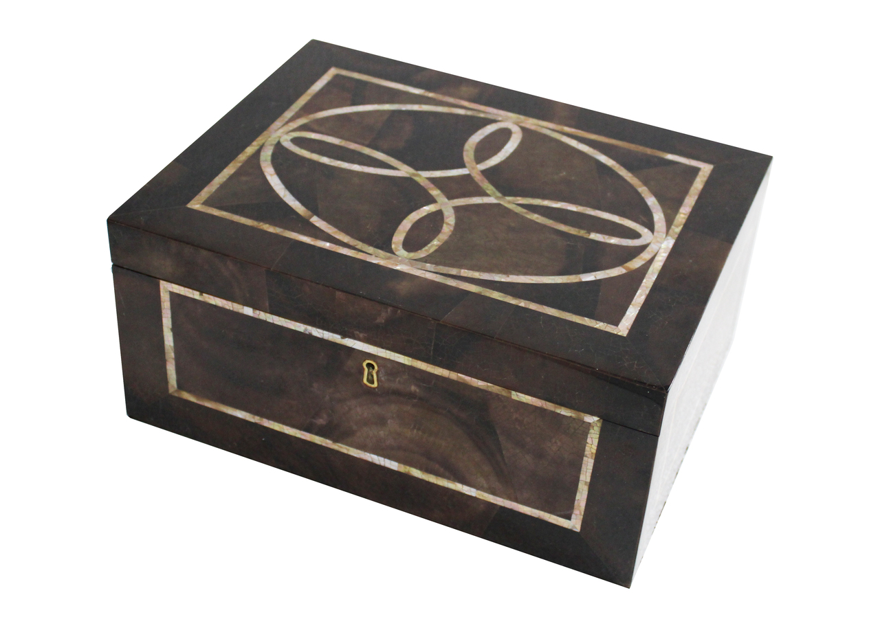 Loop Box In Brown and Brass by Maitland-Smith | 1StopBedrooms