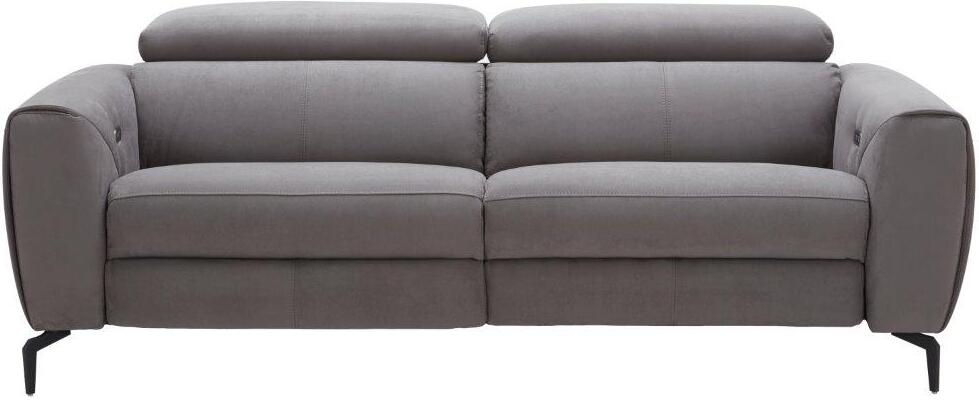 Lorenzo Grey Fabric Sofa By J M