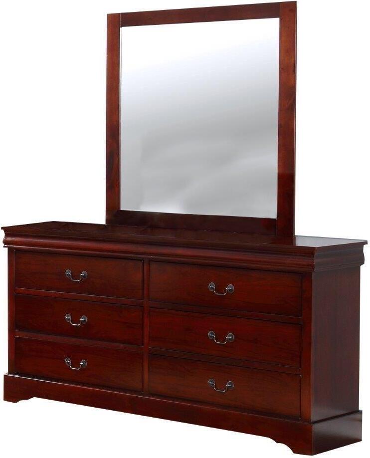 Louis Philippe III Dresser and Mirror