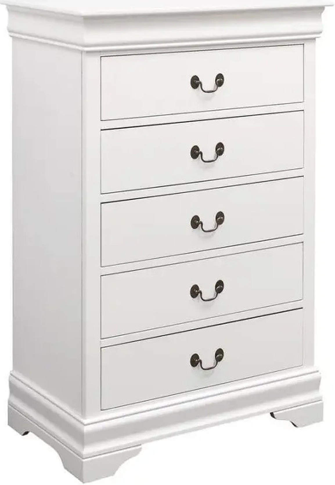 Louis Philippe III Chest (White)