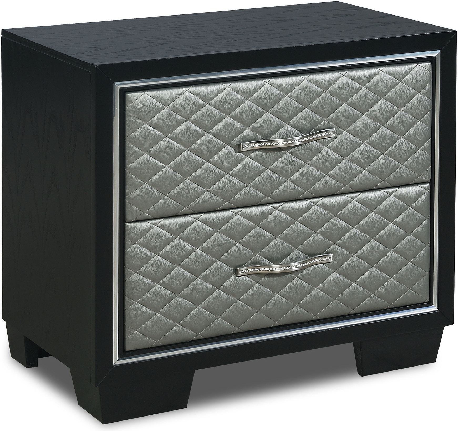 Gray And Black Bedroom Nightstands