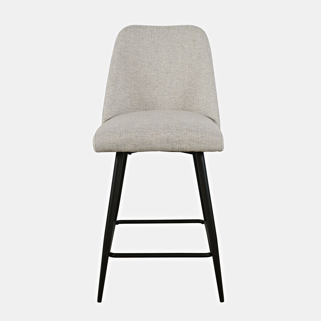 Macey Upholstered Counter Barstool Set of 2 In Natural by Jofran
